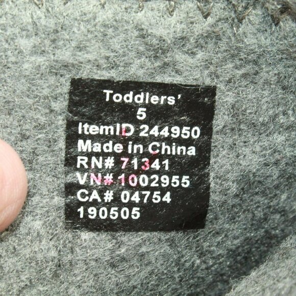 LL Bean Gray Wool Warm Replacement Boot Liner Inserts Size 5 - Picture 8 of 9